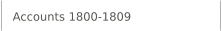 Accounts 1800-1809
