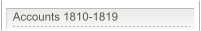 Accounts 1810-1819